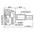 thumbnail image 2 of Outer Cv Joint 36X61X30 Febest 0110-GSX30A48 Oem 43460-09P20, 2 of 2