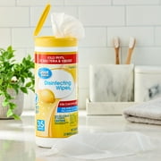 Great Value Disinfecting Wipes, Lemon Scent, 35 Count