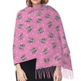 thumbnail image 5 of Shawl Wraps for Women - Dog Boston Terrier pink cute Oversized Fall Winter Fashion Blanket Scarf for Women, 5 of 6