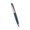 Blue leather Bullet Type 1.0, variant on LAIQIEN Luxurious Metal Leather Ballpoint Pen Twist Action Ballpoint Pen Signing Pen