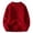 Red, variant on Leidass Mens Cable Knit Crewneck Sweater Long Sleeve Pullover Ribbed Cuffs Hem Regular Fit Fall Winter Casual Knitwear Black L