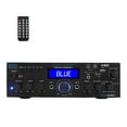 thumbnail image 2 of Pyle PDA9HBU 2-Channel Home Theater Bluetooth HiFI Audio Optical/HDMI/USB/SD FM Radio Receiver, 4x 3.5" 200 Watt 3-Way Indoor/Outdoor Wall Mount Audio Speakers (Black), 50 ft 16 Gauge Speaker Wire, 2 of 8
