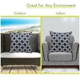 thumbnail image 4 of Navy Blue Links Extra Large Pillow 24x24, 4 of 6