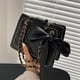 thumbnail image 4 of Bolsos bandolera para mujer, pequeños bolsos bandolera con cadena para mujer, negro:;:;, 4 of 6