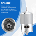 thumbnail image 5 of 775 Spindle Motor with ER11 Collet & Connection Line, 24V 20000 R/Min,Fit for CNC 3018 Series Carving Machine,1set cnc motor,silver, 5 of 8