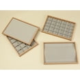 thumbnail image 6 of Unique Bargains Wood Jewelry Trays with Removable Dividers for Drawers Jewelry Organizer Light Brown-Ring Tray, 6 of 6