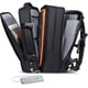 thumbnail image 3 of Bange Mochila Travel 35L Mochila Impermeable para Computadora Laptop de 17,3 "Puerto de Carga USB Hombres Mujeres Equipaje de Mano Expandible de Fin de Semana, Negro, 3 of 7