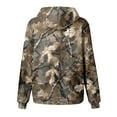 thumbnail image 4 of Xudanell Girls Camo Hoodie Toddler Oversized Hooded Sweatshirt Camouflage Casual Pullover Tops with Pockets Army Green,Size 4-5, 4 of 6