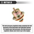 thumbnail image 6 of Unique Bargains Fuel Pressure Regulator for Dodge Dakota 1992-1998 Metal 12460604 Bronze Tone 1 Pcs, 6 of 7