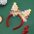 thumbnail image 2 of Yoyauz Christmas Bow Headband Christmas Bow Headband Red Green Headband Christmas Holiday Headband Cute Headband Ladies Girls Holiday Party Clothing Supplies Gifts, 2 of 5