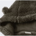 thumbnail image 7 of Domzest Newborn Baby Bear Hooded Jumpsuit, Fleece Onesie, Warm Winter Outwear for Infant Girls Boys Light Brown 6M-Month, 7 of 7