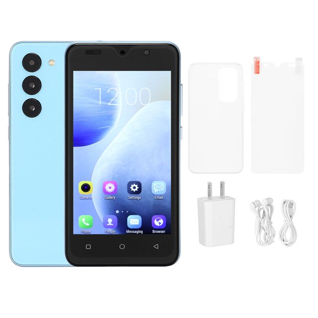 Teléfono inteligente de 5,0 pulgadas, 2 GB de RAM, 16 GB de ROM, frontal, 2 MP, trasero, 5 MP, reconocimiento facial, desbloqueo, teléfono para Android 6, 100-240 V