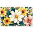 thumbnail image 1 of Floral Themed Backdrop Banner with Butterflies and Flowers Background Party Decorations Photo Props Garden Parties Spring Events Wedding Receptions Decor Setup, 1 of 4