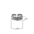 thumbnail image 2 of Wide Band 925 Sterling Silver Toe Ring, 2 of 3