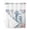SteelBlue Ivory, variant on No Hook Shower Curtain with Snap-in Liner, Coastal Jellyfish Waterproof Fabric Bathroom Curtains, Summer Beach Nautical Ocean Coral Seahorse Bath Curtains & Mesh Top Window Stand Up Stall 36"x72"
