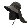 thumbnail image 5 of Bufanda de camuflaje para hombre, sombrero con protección solar, sombrero de pesca al aire libre, sombrero con protección para el cuello desmontable, gorra de béisbol transpirable, 5 of 5