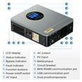 thumbnail image 5 of 3000W Hybrid Solar Inverter, All in One Pure Sine Wave Power Inverter Charger, 24V DC to 110/120VAC, with Built-in 100A MPPT Solar Controller, for On/Off-Grid System Lead Acid Lithium Battery, 5 of 9