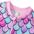 thumbnail image 2 of POINTERTECK Baby/Toddler Girl Swimsuit Rashguard Swimwear Long Sleeve One-Piece, 2 of 10