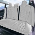 thumbnail image 2 of For 2017-2024 Tesla Model 3 FH Group Neoprene Waterproof Custom Fit Car Seat Covers  Solid Gray - Rear Set, 2 of 5