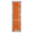 thumbnail image 1 of 114 Teclas De Teclas, Teclas De Teclado Apariencia Mate Inyección De Dos Colores Para La Mayoría De Los Teclados Mecánicos OTVIAP naranja pequeña, 1 of 8