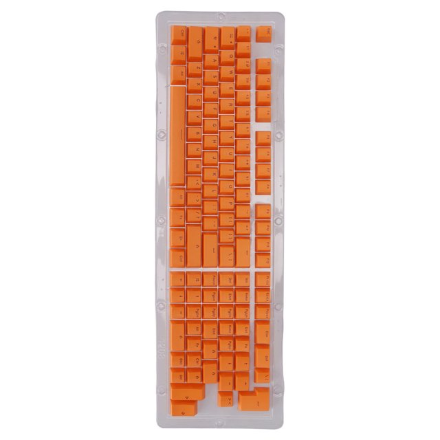 114 Teclas De Teclas, Teclas De Teclado Apariencia Mate Inyección De Dos Colores Para La Mayoría De Los Teclados Mecánicos OTVIAP naranja pequeña