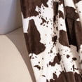 thumbnail image 2 of Cow Print Blanket Soft Fleece Flannel Cozy Cute Blankets Warm Plush Lightweight Throw All-Season for Couch Sofa Bed and Throws Adults Kids Boys Teens Gift 50"x60", 2 of 6