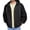Black, variant on Men's UPF 50+ Sun Protection Jacket, Lightweight Hooded Windbreaker with Zip Pockets, Breathable Outdoor Performance Gear for Fishing, Hiking, Running