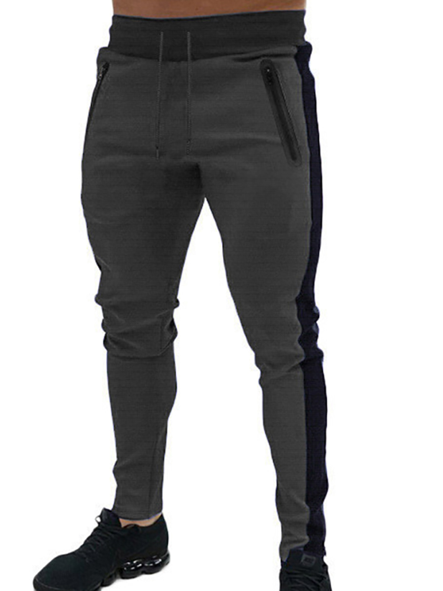 UPAIRC Men's Slim Fit Running Track Pants Casual Skinny Gym Sports