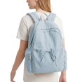 thumbnail image 2 of Gustave Women's Lightweight Backpack Purse Water Resistant Nylon 14 Inch Laptop Travel Backpack Casual Daypack Cute College Bookbag - Blue, 2 of 8