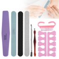 thumbnail image 2 of Spptty 8Pcs Professional Nail Art Manicure Pedicure Tool Set Nail Sanding Sponge Files Buffer Polish, Manicure Tool, Nail Pusher, 2 of 8