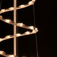 thumbnail image 5 of Northlight Pre-Lit Spiral Outdoor Christmas Tree with Star Tree Topper - 6' - Clear Lights, 5 of 8