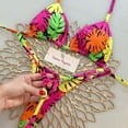 thumbnail image 3 of New Women's Bikini Split Print Swimwear Fashion G-string Beach Holiday, 3 of 10