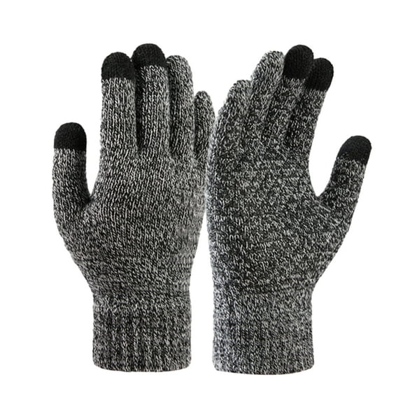Winter Gloves for Women, Warm Touch Screen Texting Gloves, Women Knit Glove Soft Thick Fleece Lined