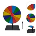 thumbnail image 6 of S SERENABLE Tabletop Prize Turntable Set ,Color Rotating Wheel ,with Erasable Pen ,Reusable Lucky Draw Roulette Wheel, for Pub ,Classroom 12 grid, 6 of 8