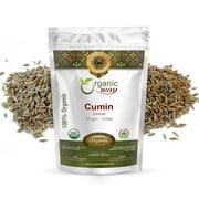 Organic Way Premium Cumin/Jeera Seeds Whole (Cuminum cyminum) - Adds Flavour & Aroma | Organic & Kosher Certified | Raw, Vegan, Non GMO & Gluten Free | USDA Certified - 1 LBS