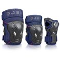 thumbnail image 1 of JBM BMX Bike Youth Knee Pads and Elbow Pads with Wrist Guards Protective Gear Set (M/Blue), 1 of 9