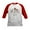 Red/White, variant on CafePress - A Captivating And Artistic Kids Baseball T Shirt - Kids Cotton Baseball Jersey, 3/4 Sleeve Shirt