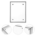 thumbnail image 1 of WRITWAA Business License Holder Rectangular Acrylic Photo Display Frame 1Set for Restaurant Decoration, 1 of 7