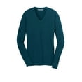 thumbnail image 5 of Port Authority Ladies V Neck Sweater-S (Moroccan Blue), 5 of 6