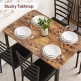 thumbnail image 4 of Dining Table Set for 4, Kitchen Table and Chairs for 4, 5 Piece Dining Table Set,Modern Dining Room Table Set,Dinner Table Set for 4, Rectangular Dinette Set Furniture for Small Space, Apartment, 4 of 8
