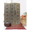 thumbnail image 4 of Screen Gems 3 Panel Beaded Metal Mosaic Screen, 4 of 5