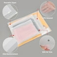 thumbnail image 3 of 50pcs Frosted Zipper Bags, Zip Clear Bags for Packaging T-Shirt, Shirt, Document, 3 Mil, 14X12" Mailing Bags with Vent Holes and Reinforced Sides, Poly Zipper Frosted Bags for Clothing, 3 of 10