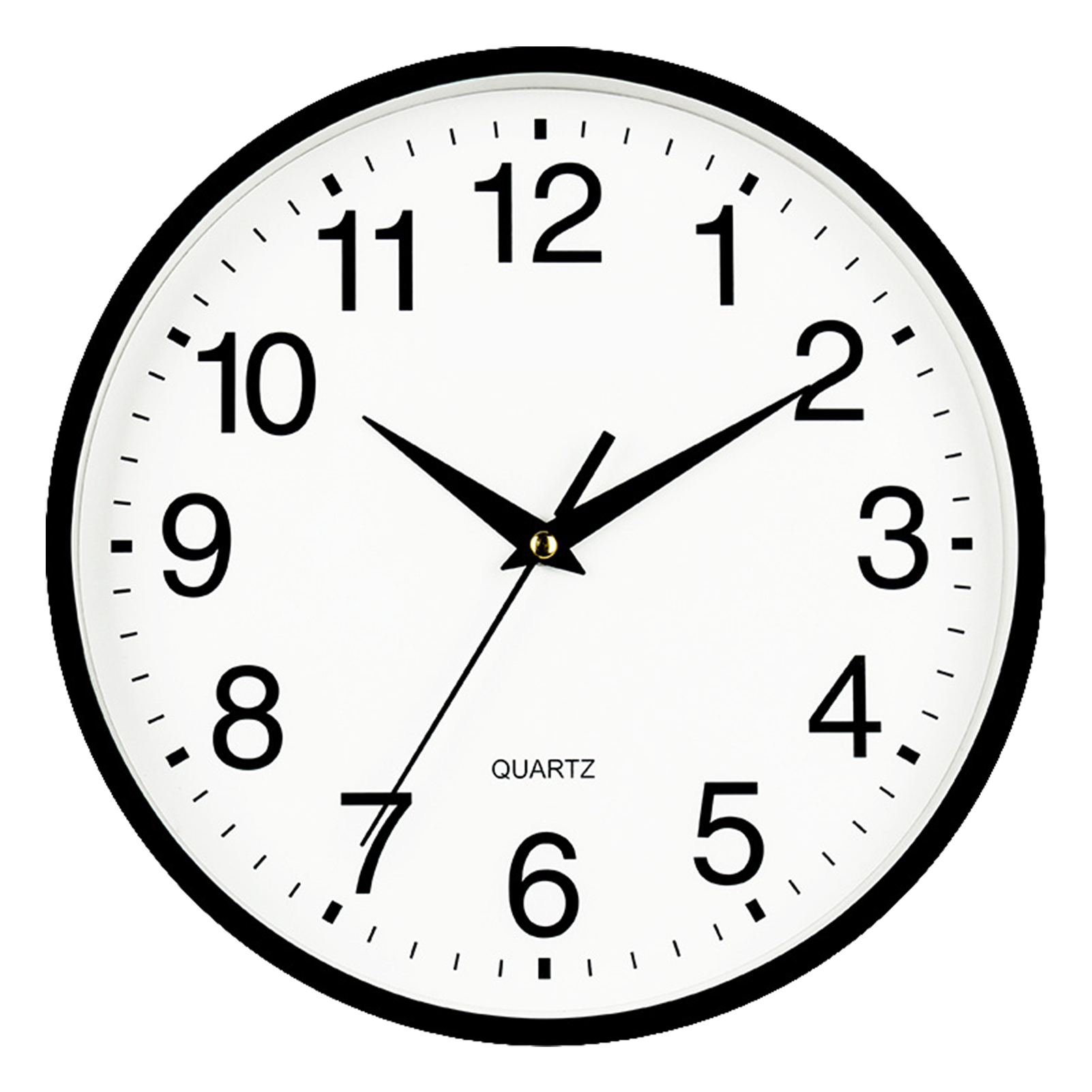 FaLX Silent Accurate 10 Inch Wall Clock Round Decorative Clock