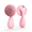 Crabapple pink, variant on 2 in 1 Sonic Facial Cleansing Brush with Rotating Magnetic Massage Beads, Waterproof Silicone Face Cleanser, Deep Pore Cleansing Facial Massager for Sensitive Skin, Rechargeable Facial Cleaning Devic