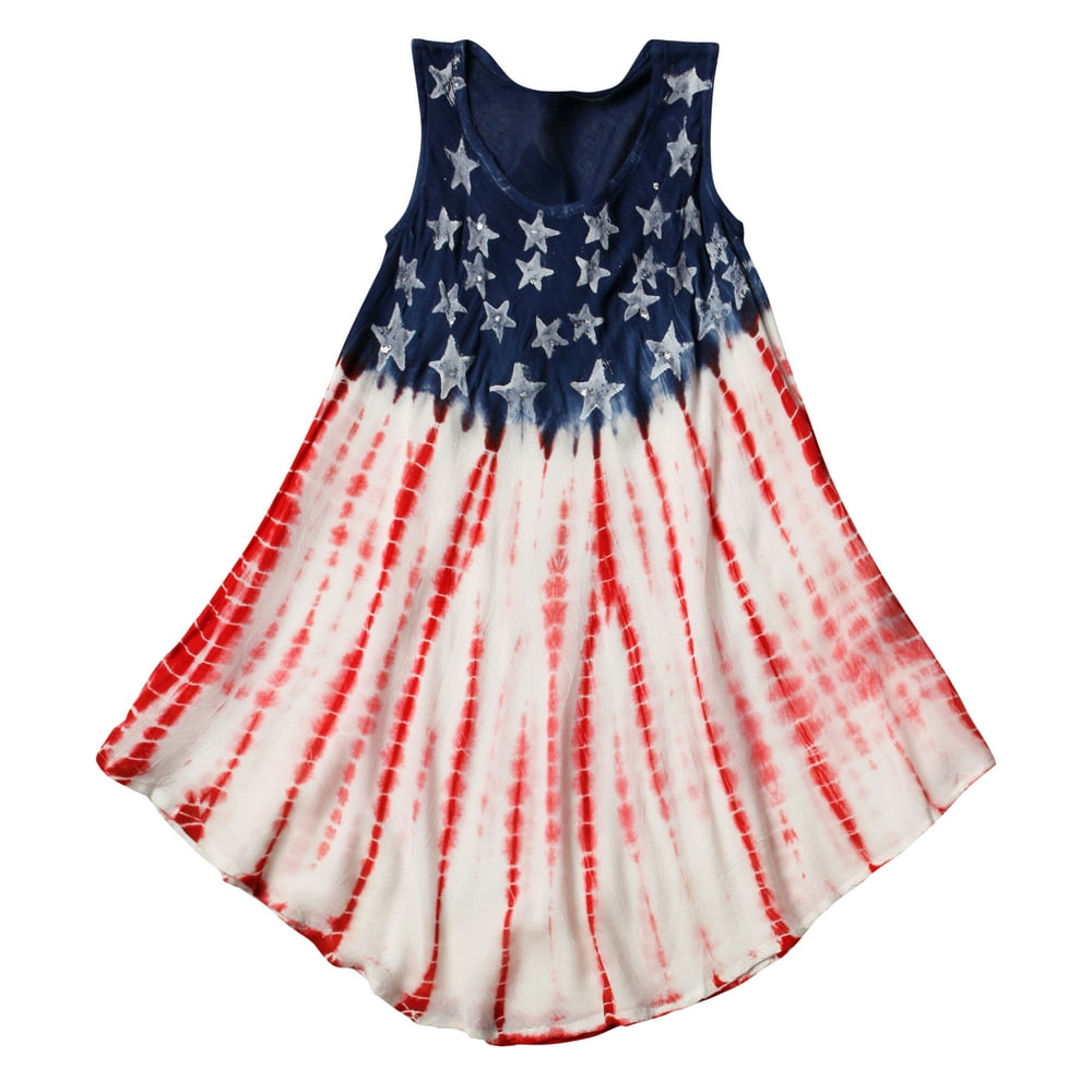 Riviera Sun - G21720-7/8 Riviera Sun American Flag Dress / Dresses for ...