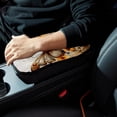 thumbnail image 6 of Butterfly Soft Furry Printed Car Armrest Mat Cover 12.5x8.2 Inch, 6 of 6
