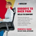 thumbnail image 7 of NASCAR Seat Cushion | Ergonomic U-Shape Memory Foam for Tailbone, Sciatica, & Back Pain Relief | Breathable & Comfy Velvet | Car, Office, Home, Travel, 7 of 7