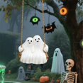 thumbnail image 5 of Halloween Ghost on A Tree Swing Venue Layout Props Ghost Pendant, 5 of 5