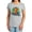 Athletic Heather, variant on DC Red Tornado Stars Women's T Shirt, Athletic Heather, Medium