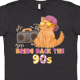 thumbnail image 4 of Inktastic Bring Back the 90s Cool Orange Cat T-Shirt, 4 of 5